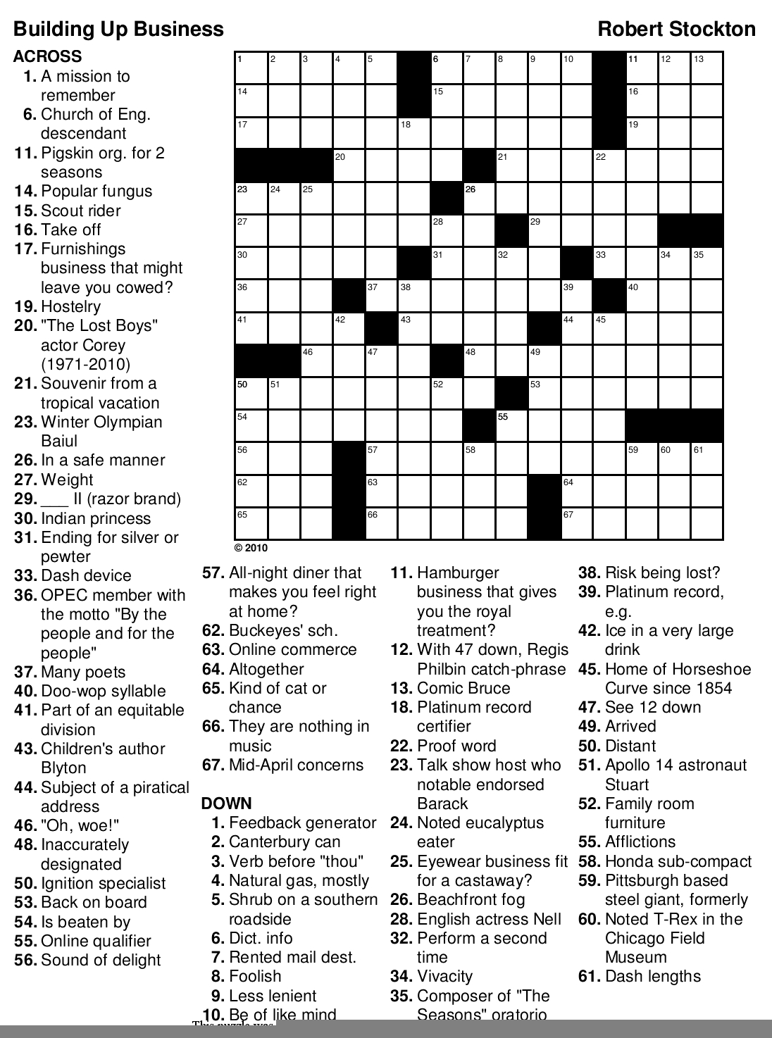 Usa Today Daily Printable Crossword Puzzles Printable Crossword Puzzles