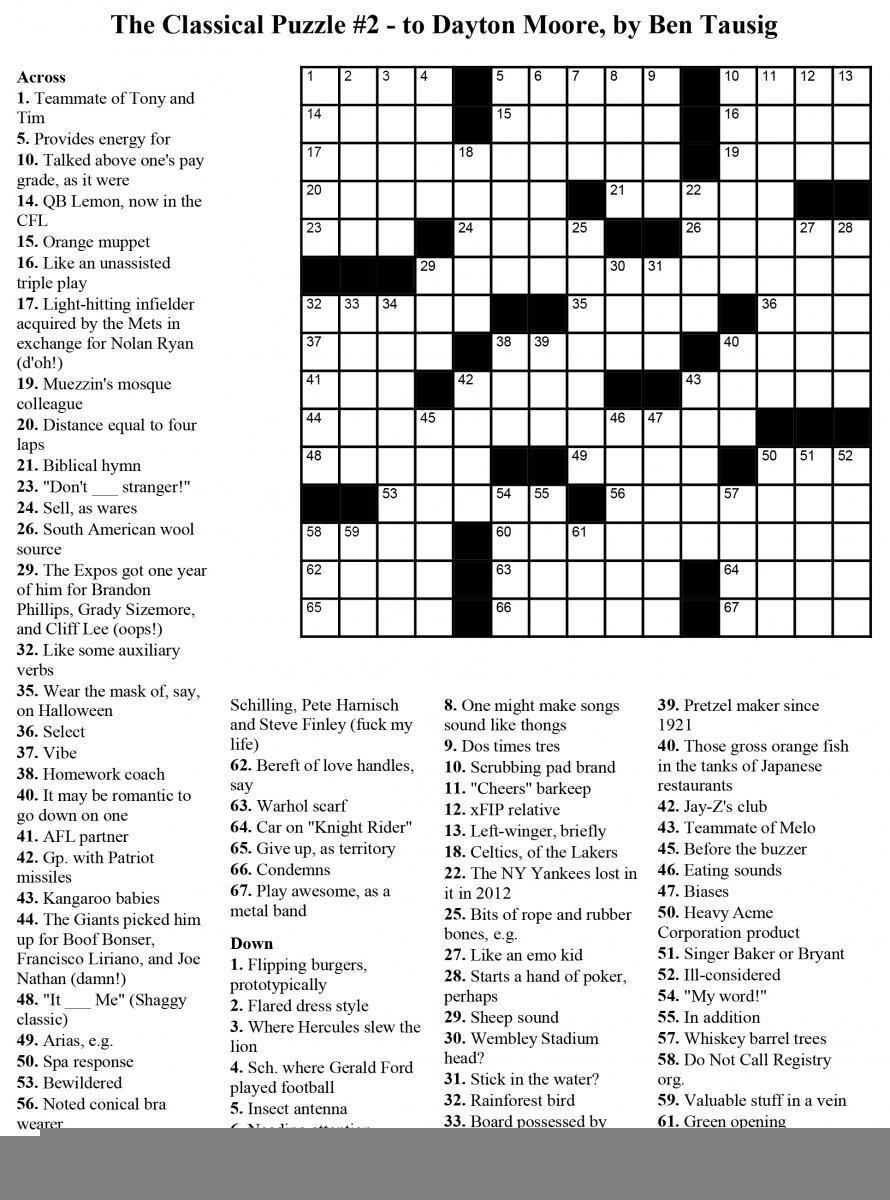 Usa Today Printable Crossword Puzzles Printable Crossword Puzzles