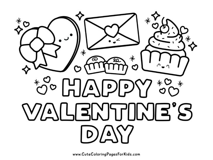 Valentine 39 s Day Coloring Pages Free Printable PDFs Cute Coloring