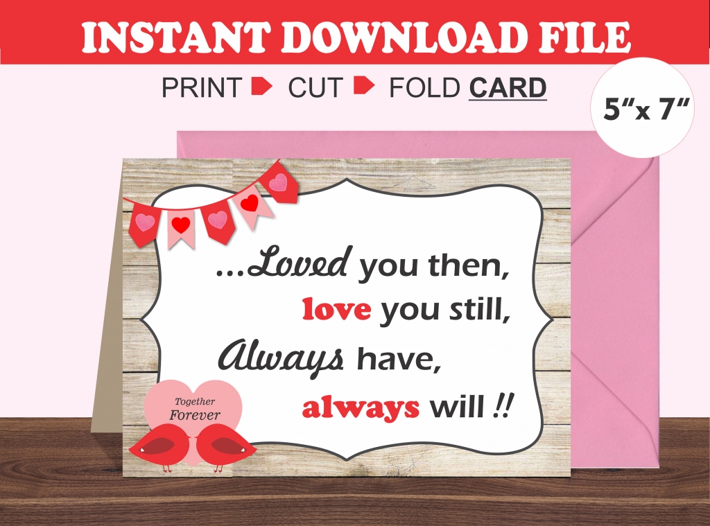 Valentine Cards For Husband Printable Free Free Templates Printable