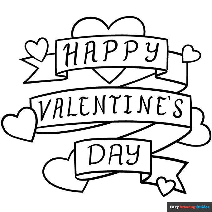 free printable valentines day card coloring pages