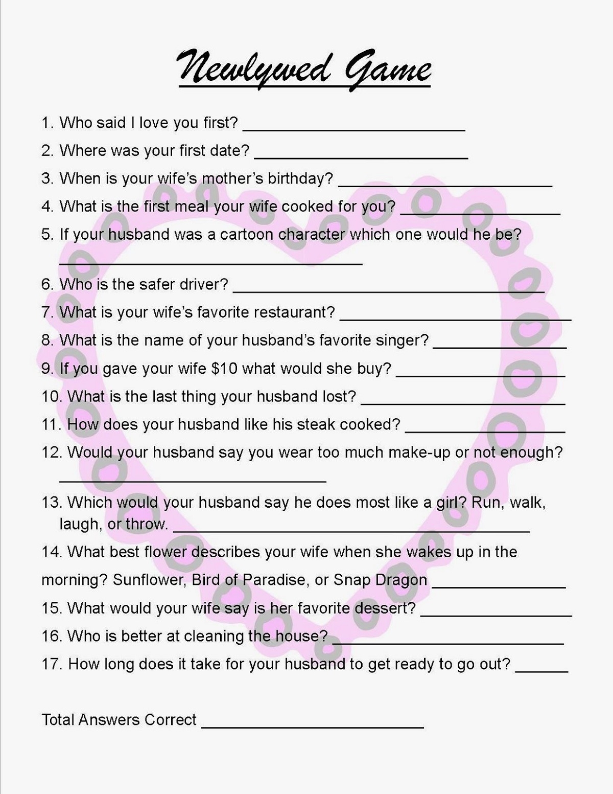 Various Free And Printable Games For Adults 101 Activity
