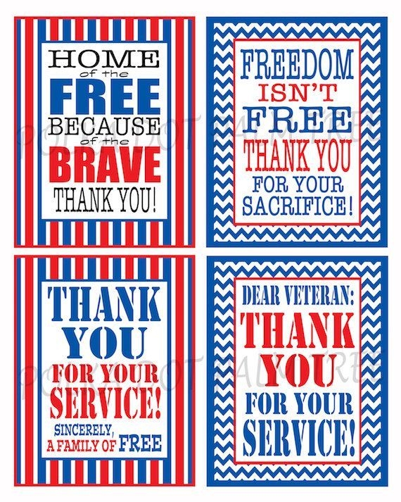 free printable thank you cards for veterans