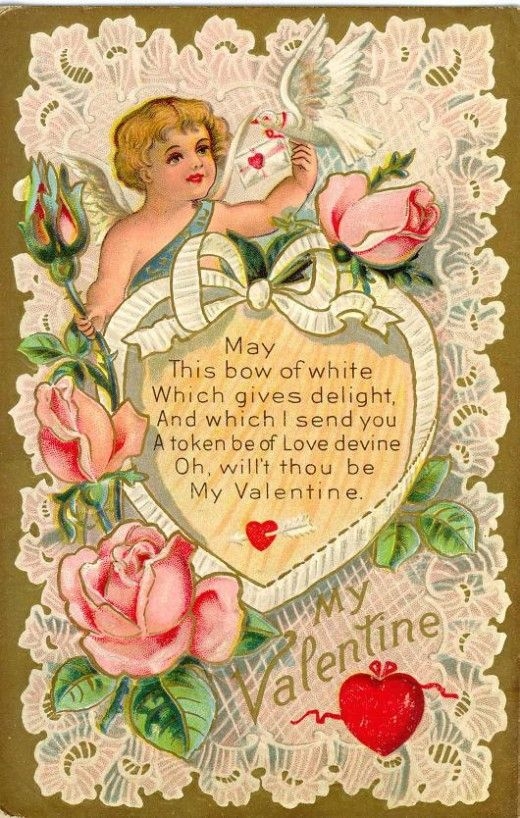 Vintage Valentine Cards Printable