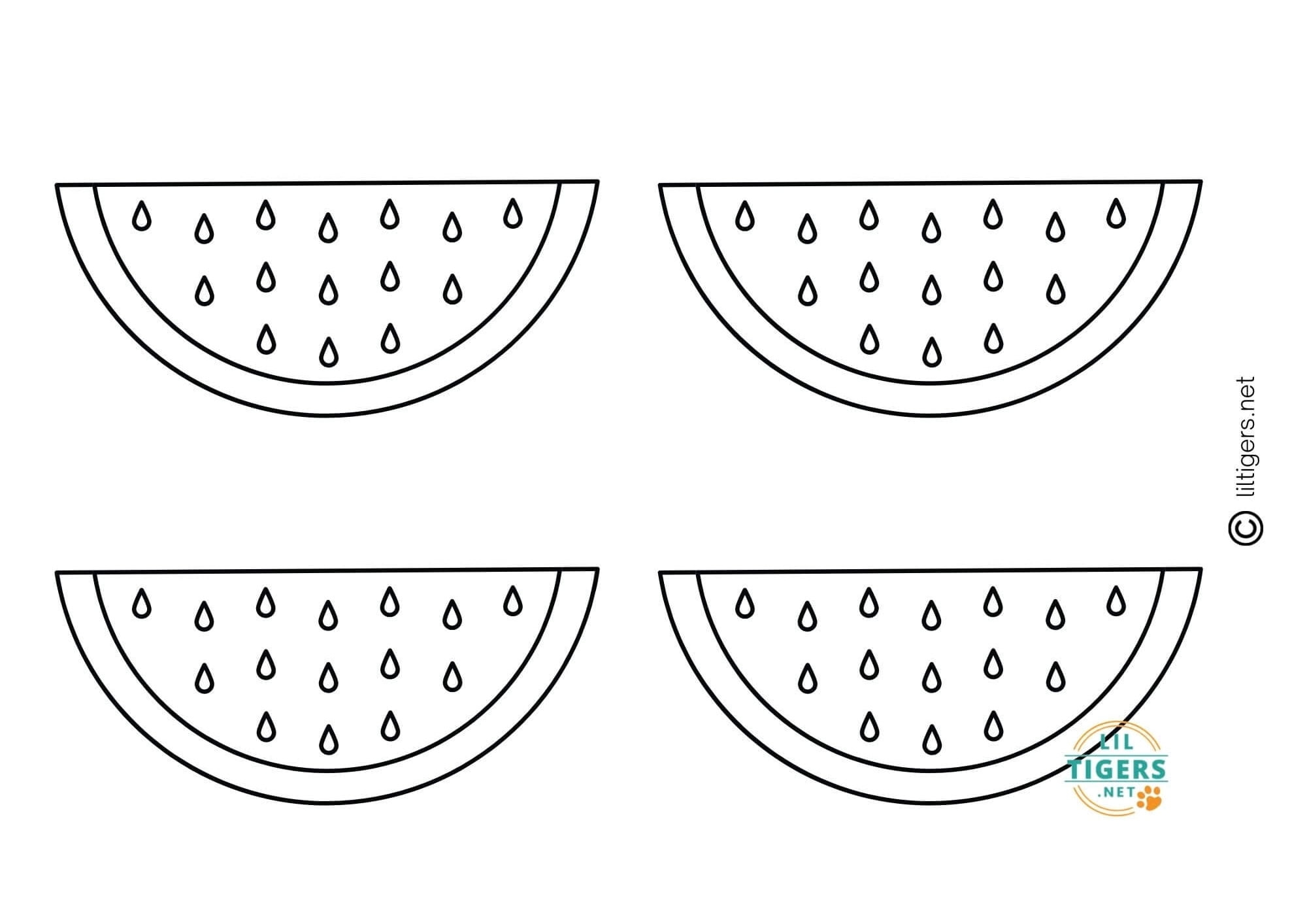 Watermelon Template Printable Printable Templates Online By Paul