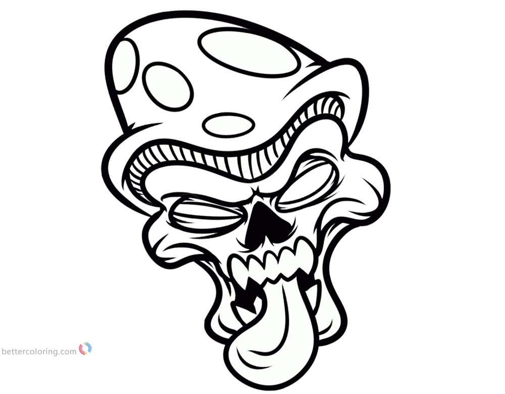 Weed Coloring Pages Trippy Weed Drawings Free Printable Coloring Pages