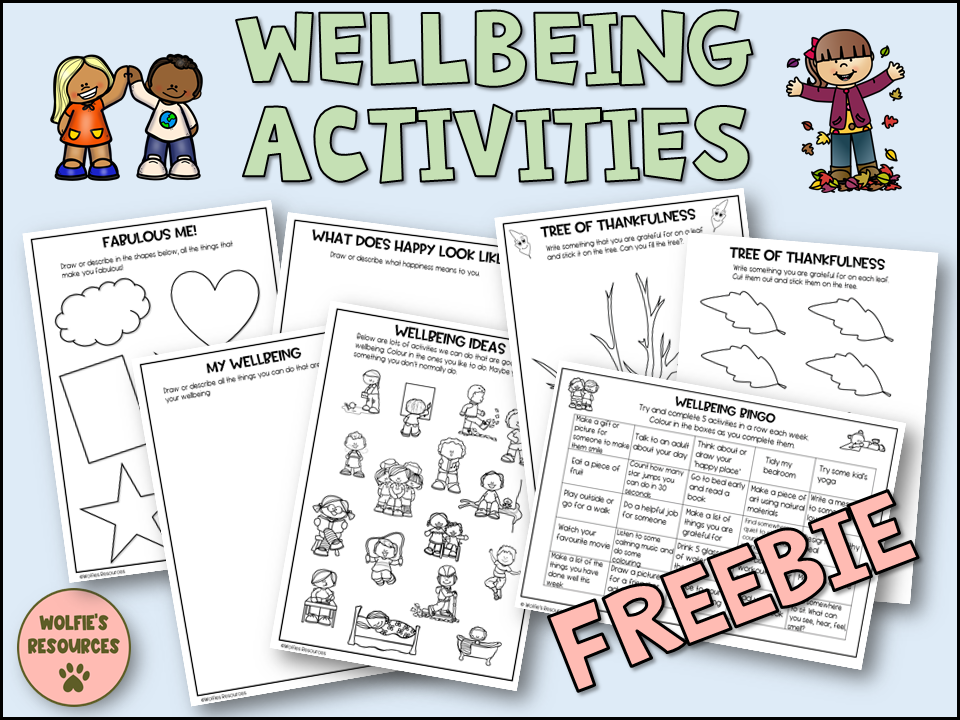Wellbeing Activities Teaching Resources