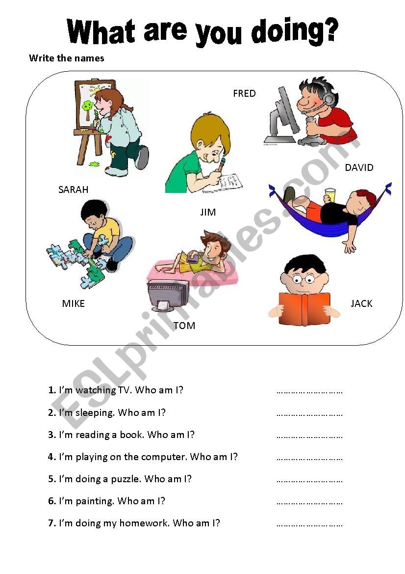 Who Am I Worksheet Pro Worksheet