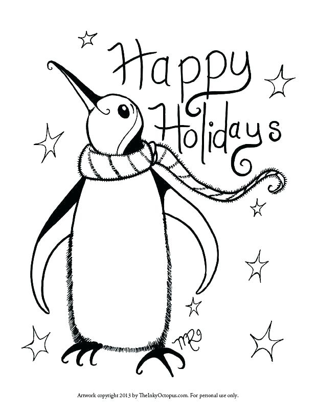 Winter Holiday Coloring Pages At GetDrawings Free Download