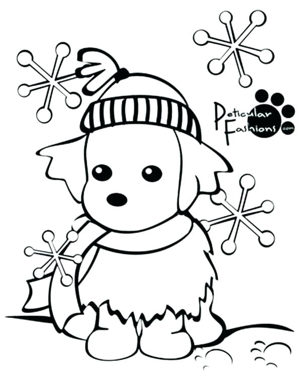 Winter Holiday Coloring Pages