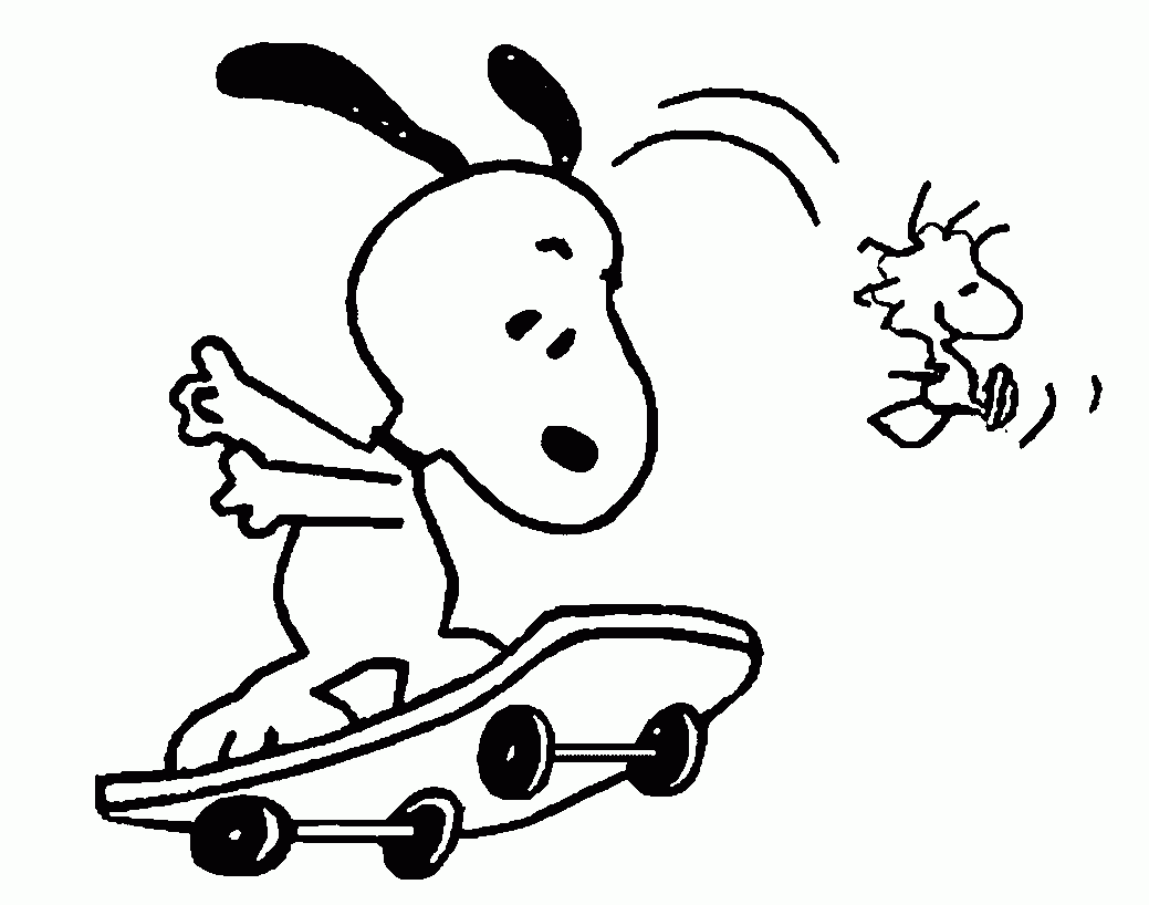 Snoopy Color Pages