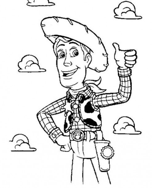 Woody Disney Coloring Worksheets