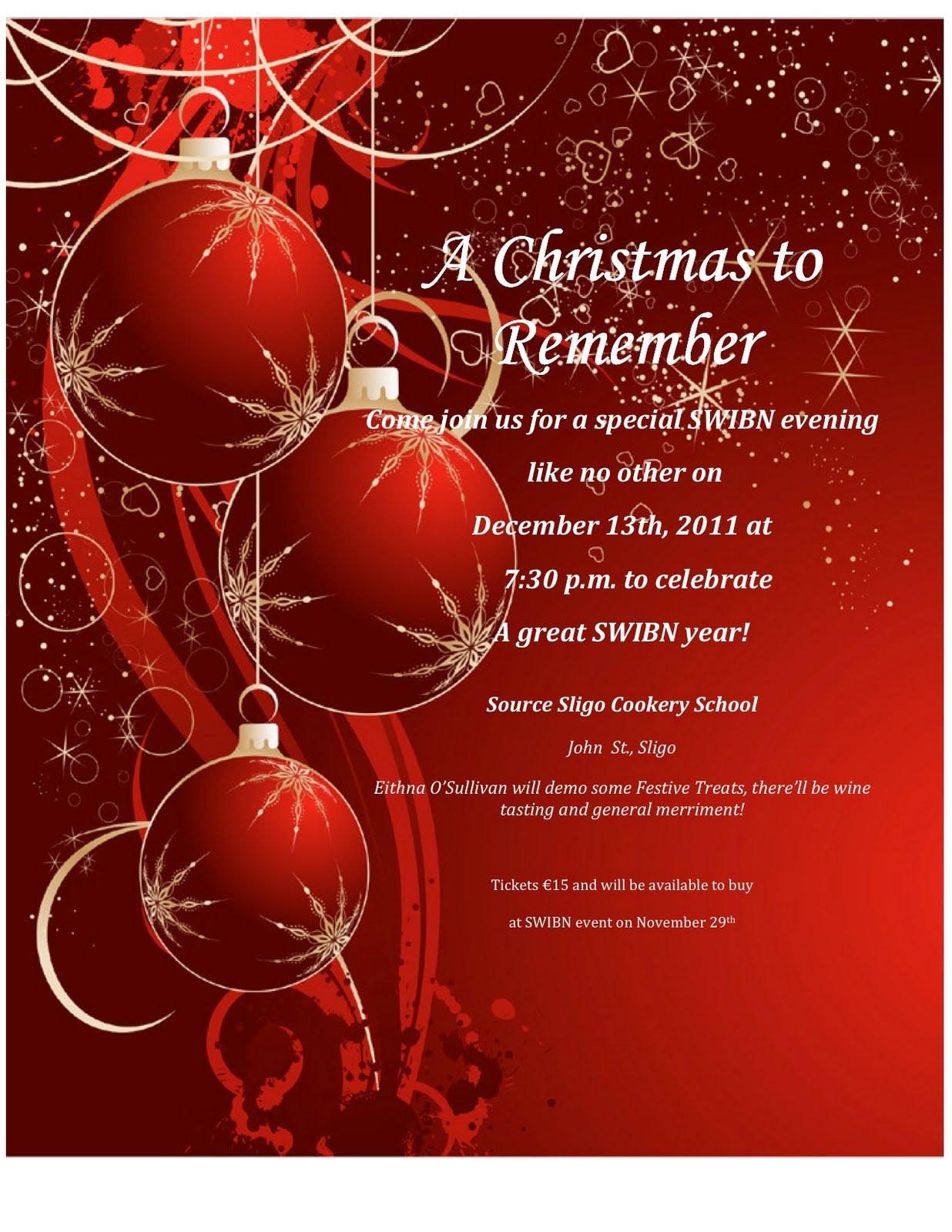 christmas invite template free