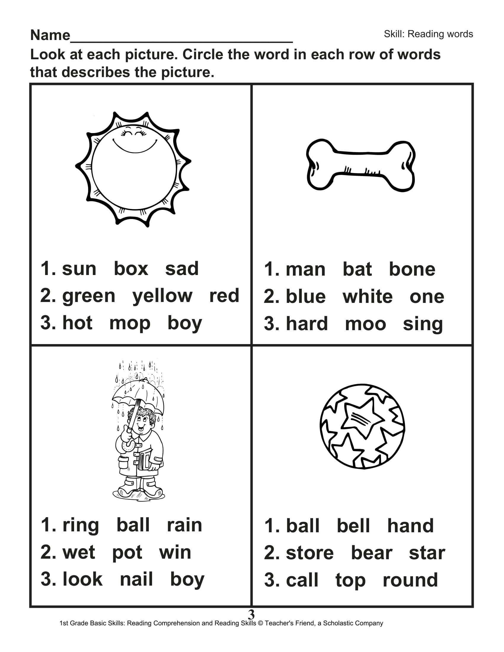 Worksheet Ideas Ft Grade Readingion Worksheets Db excel