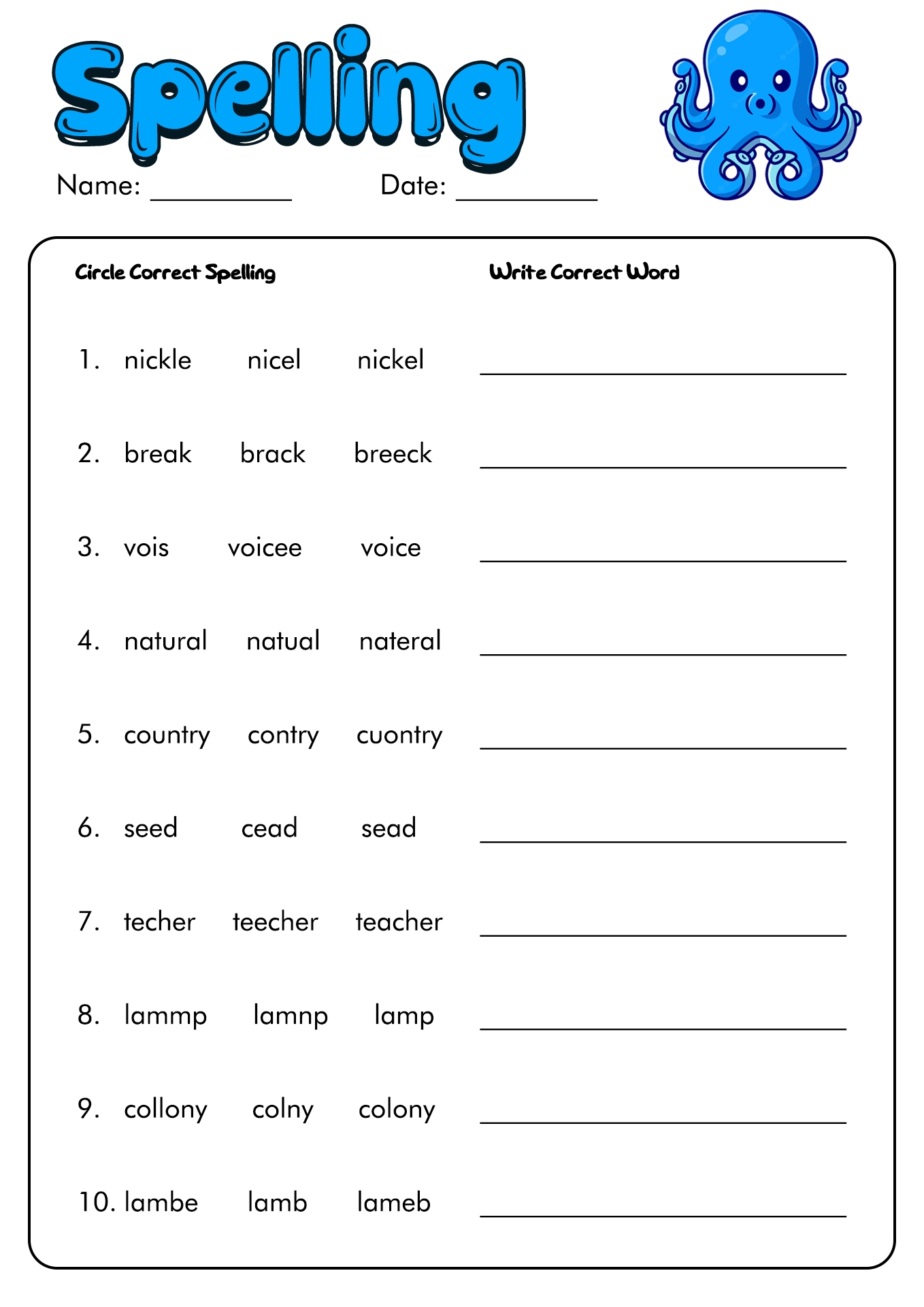 Worksheets For Grade 2 English