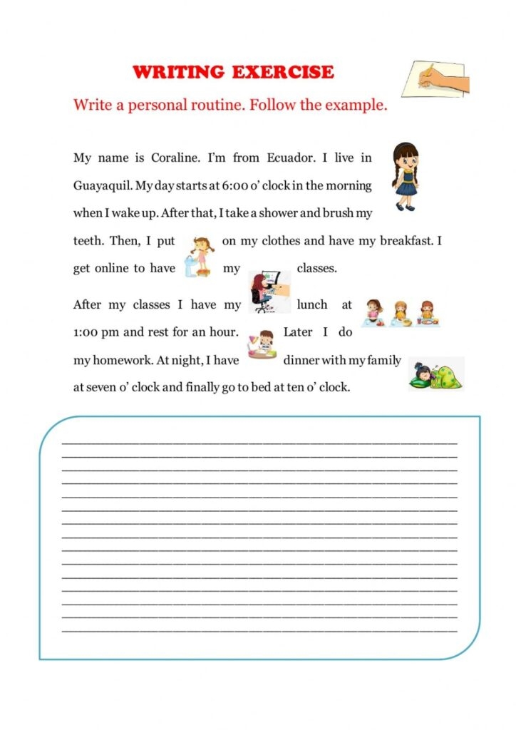 Writing For 3rd Graders Worksheets Printable Worksheets
