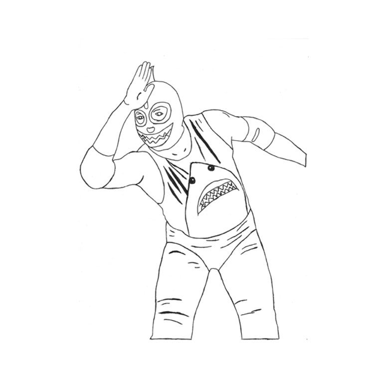 Wwe Superstars Coloring Pages Coloring Home