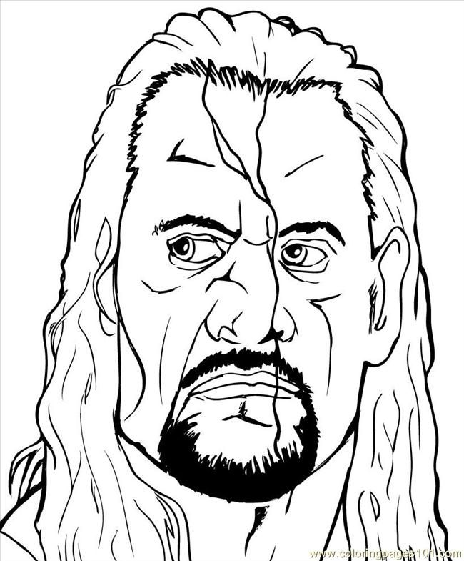 Wwe Superstars Coloring Pages Coloring Home