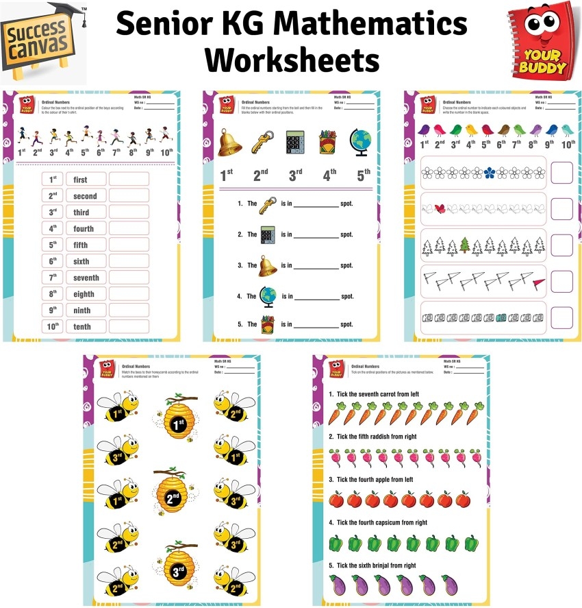 YOUR BUDDY Senior KG Workbook Interactive Worksheets For UKG 
