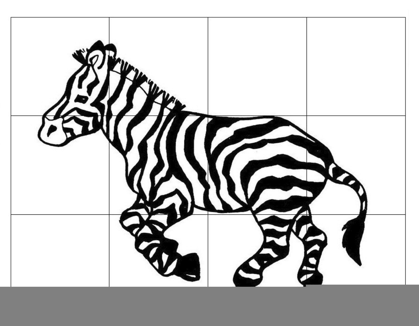 Zebra Puzzle For Kids Zebra Printable Zebra Puzzle Printable 
