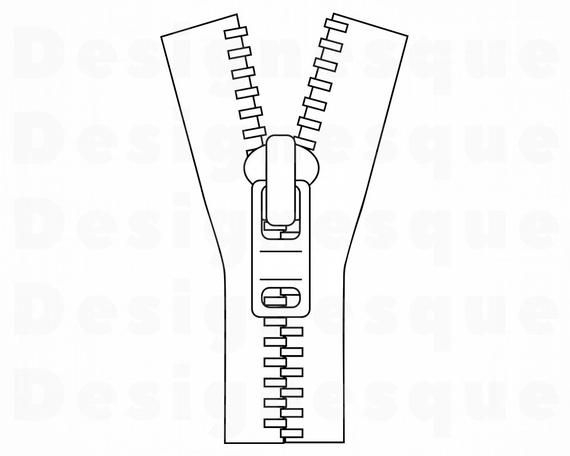 printable zipper picture
