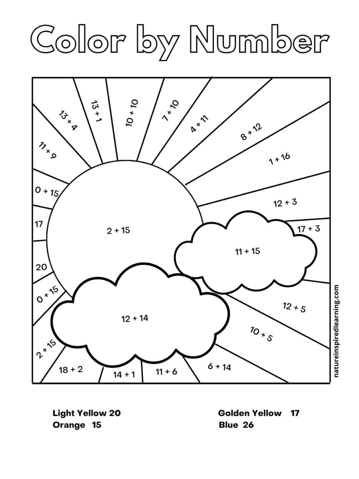 color by adding worksheets color by adding worksheets