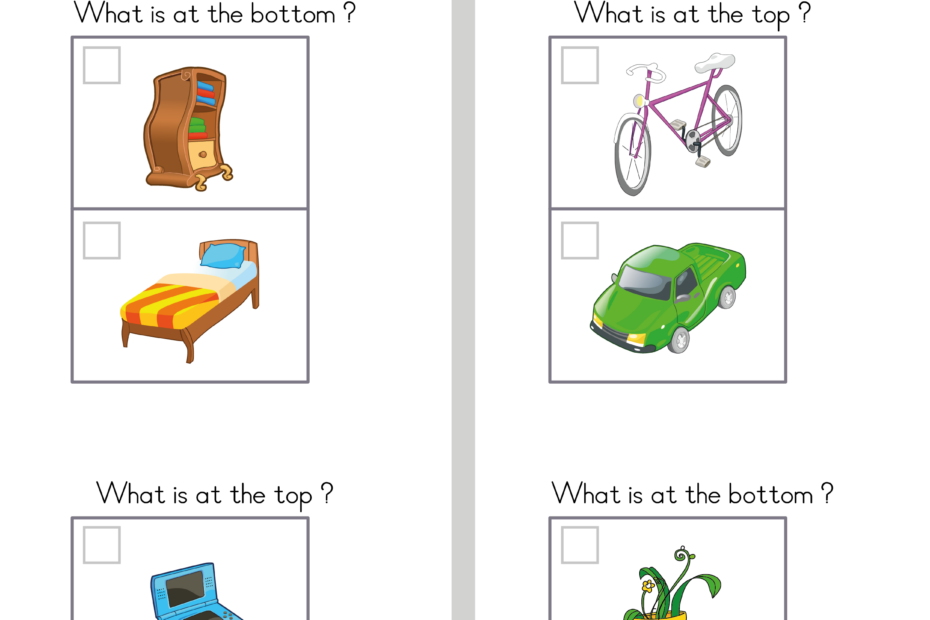 Teaching Positional Words To Kinders Worksheets And Activities